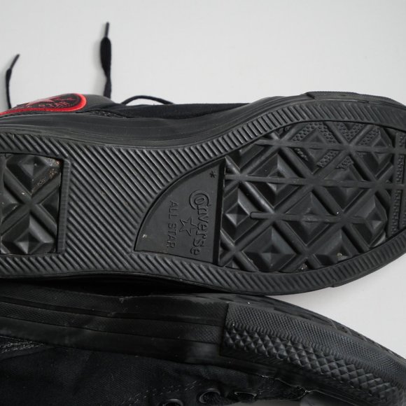 Converse - Black/Red - Men's Size 8 - Picture 8 of 14